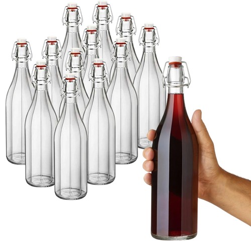 Bottiglia costolata vetro - costolata,