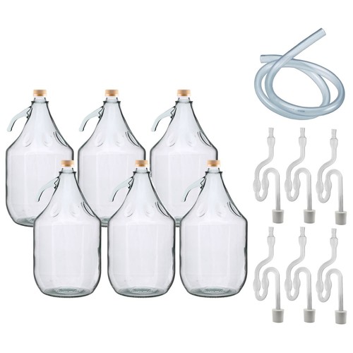 Vetro demijohn tappo vite - vetro,