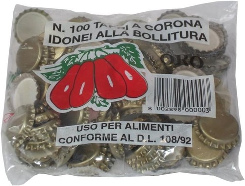 Tappi bottiglie pomodori - bottiglie, a