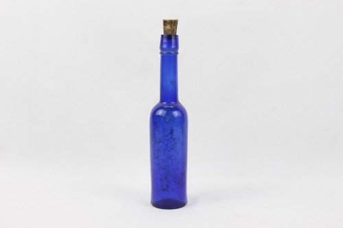 Rara bottiglia farmacia blu - bottiglia,